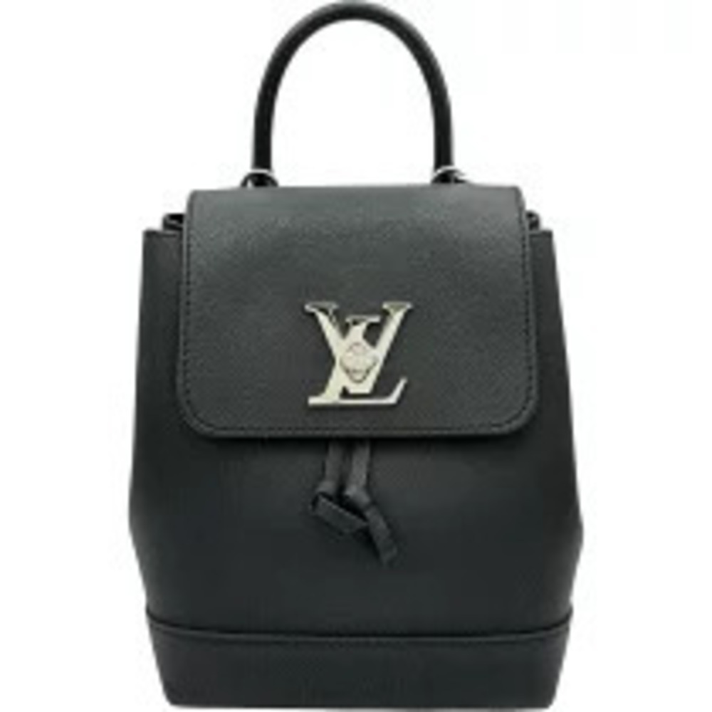 Louis Vuitton Lockme Backpack Black Taurillon Leather Daypack